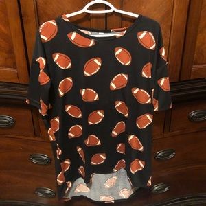 Lularoe xs football Irma nwt